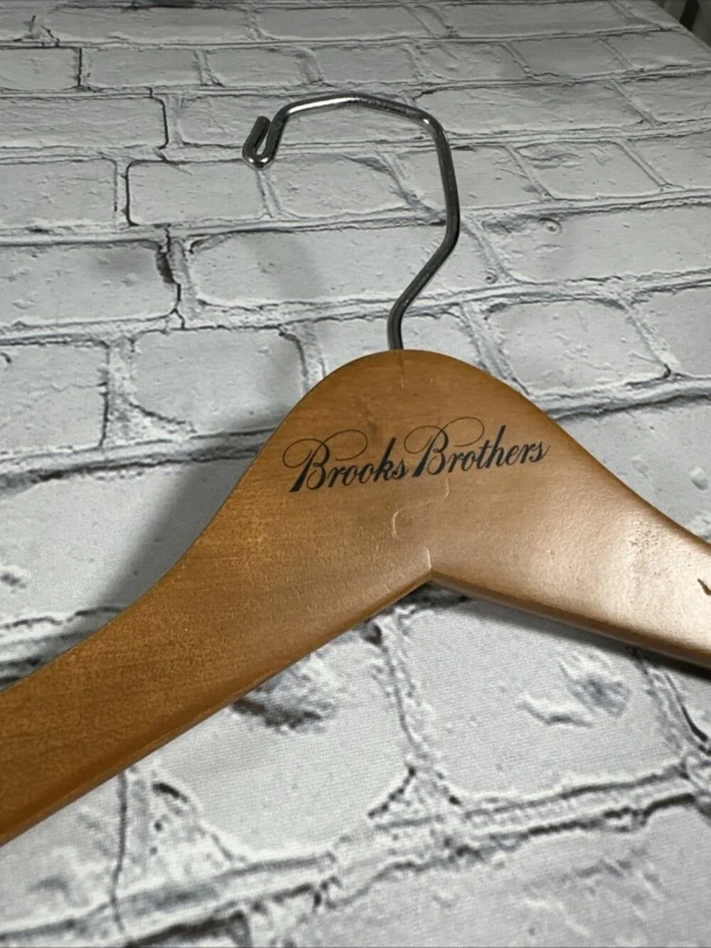 BROOKS BROTHERS Brown Wooden Suit Sport Coat Blazer Jacket Pants Closet Hanger